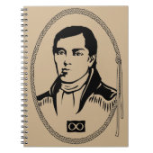 Metis Notebook Cuthbert Grant Journal Book Geschen Notizblock (Vorderseite)