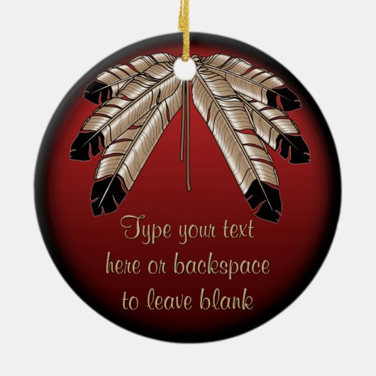 Metis Ornament Personalisiert First Nations (Hinten)