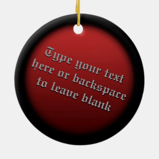 Metis Ornament Personalisiert First Nations (Hinten)