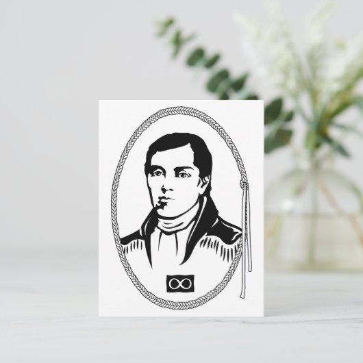 Metis Postkarten Erste Metis Leader Postings (Stehend Vorderseite)