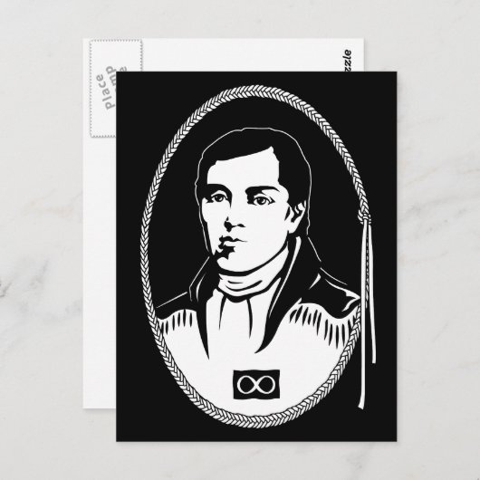 Metis Postkarten Erste Metis Leader Postings (Vorne/Hinten)