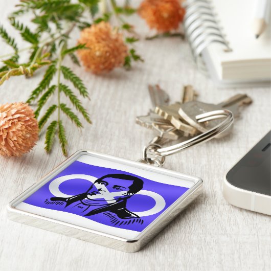 Metis Pride Schlüsselanhänger Metis Leader Cuthber (Seite)