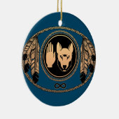 Metis Stolz-Kunst-Verzierungs-erste Keramik Ornament (Rechts)