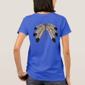 Metis T - Shirt Women's Native Wildlife Art Shirts (Rückseite)