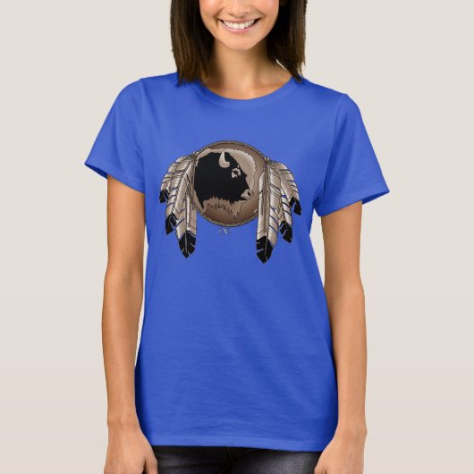Metis T - Shirt Women's Native Wildlife Art Shirts (Vorderseite)
