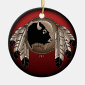 Metis Verzierungs-personalisiertes erstes Keramikornament (Vorne)