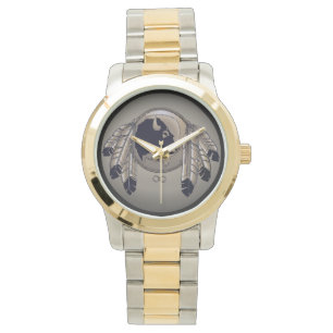 Metis Watch First Nations Buffalo Art Wrist Armbanduhr