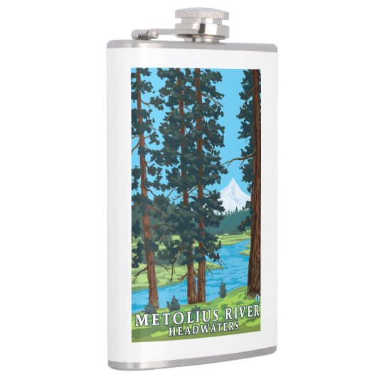 Metolius Fluss-Oberläufe, Oregon Flachmann (Rechts)