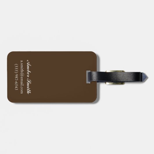 Metolius Fluss-Oberläufe, Oregon Gepäckanhänger (Rückseite horizontal)