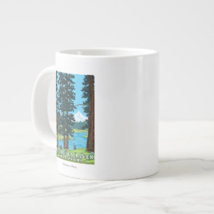 Metolius Fluss-Oberläufe, Oregon Jumbo-Tasse