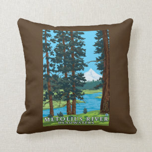 Metolius Fluss-Oberläufe, Oregon Kissen