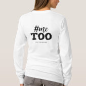 #Metoo, beenden die Ruhe T-Shirt (Rückseite)
