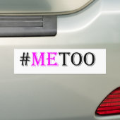 #METOO Bewegung für die Rechte und die Gleichheit Autoaufkleber (Auf Auto)
