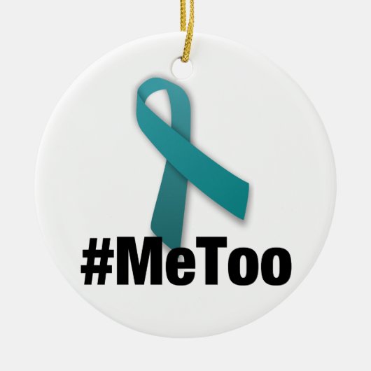 #MeToo Entwurf mit Band Keramik Ornament (Vorne)