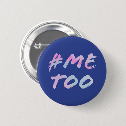 #MeToo Feminist Round Button (Vorne & Hinten)