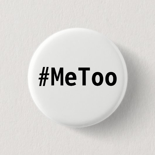 #MeToo Knopf Button (Vorderseite)