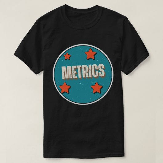 Metrics T-Shirt (Design vorne)