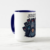 Metriken beobachten dich Spiel Marketer Tasse (Vorderseite Links)