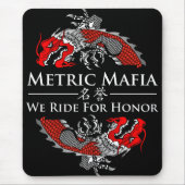Metrische Mafia - wir reiten für Ehremousepad Mousepad (Vorne)