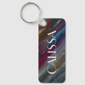 Metro Anpassbarer Name Schlüsselanhänger (Vorderseite)