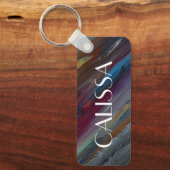 Metro Anpassbarer Name Schlüsselanhänger (Vorderseite)