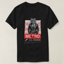 Metro Class: El Look del Tigre en Traje T-Shirt