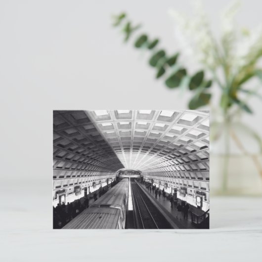 Metro DC Postkarte (Stehend Vorderseite)