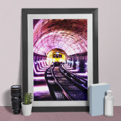 Metro durch Berlin Poster