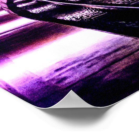 Metro durch Berlin Poster (Ecke)