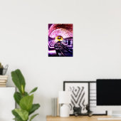 Metro durch Berlin Poster (Heimbüro)