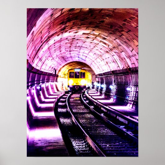 Metro durch Berlin Poster (Vorne)