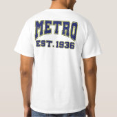 METRO Est 1936 T-Shirt (Rückseite)