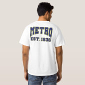 METRO Est 1936 T-Shirt (Schwarz voll)