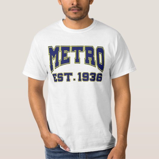 METRO Est 1936 T-Shirt (Vorderseite)