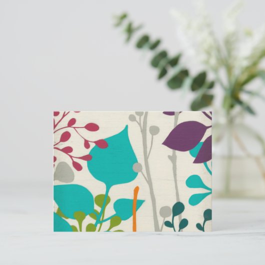 Metro Garden III Postkarte (Stehend Vorderseite)