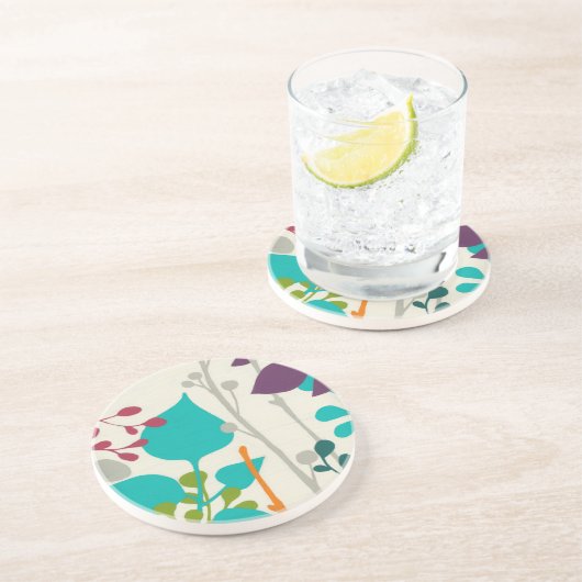 Metro Garden III Sandstein Untersetzer (Seite)