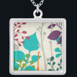 Metro Garden III Versilberte Kette<br><div class="desc">floral</div>