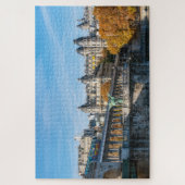 Metro in Pont de Bir-Hakeim - Paris, Frankreich Puzzle (Vertikal)