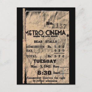 Metro-Kino Postkarte