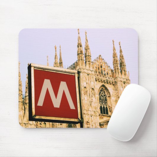 Metro Milano Mousepad (Mit Mouse)