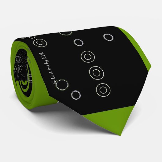 Metro-MOD Männer Moosgrün Krawatte (Gerollt)
