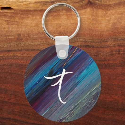 Metro Monogramm Schlüsselanhänger (Rückseite)