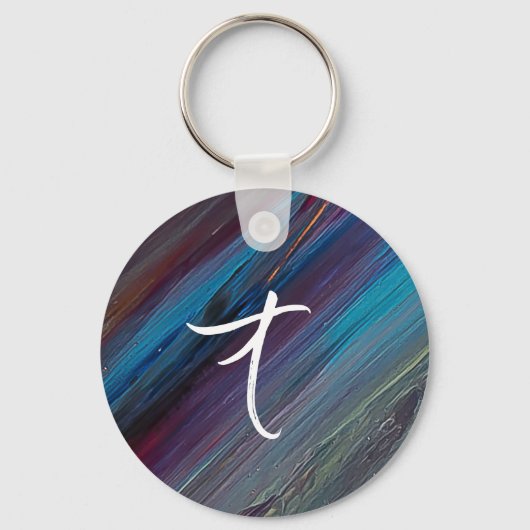 Metro Monogramm Schlüsselanhänger (Rückseite)