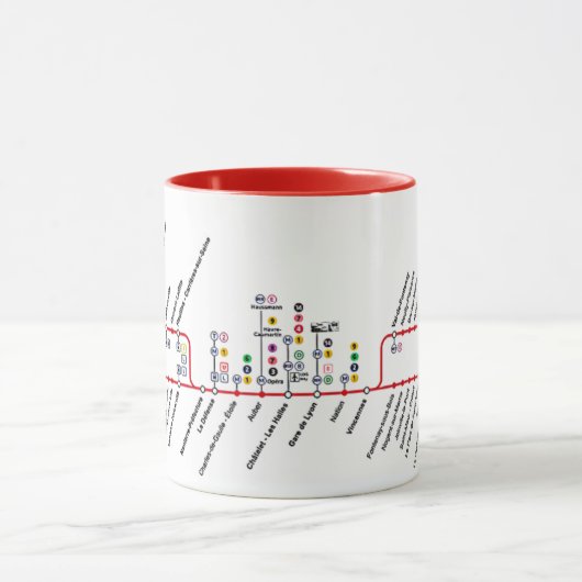 Metro Parc Paris Ringer Tasse (Zentrum)