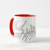 Metro Parc Paris Ringer Tasse (Vorderseite Links)