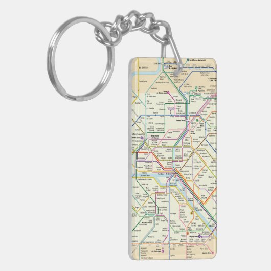 Metro Paris Schlüsselanhänger (Vorderseite links)