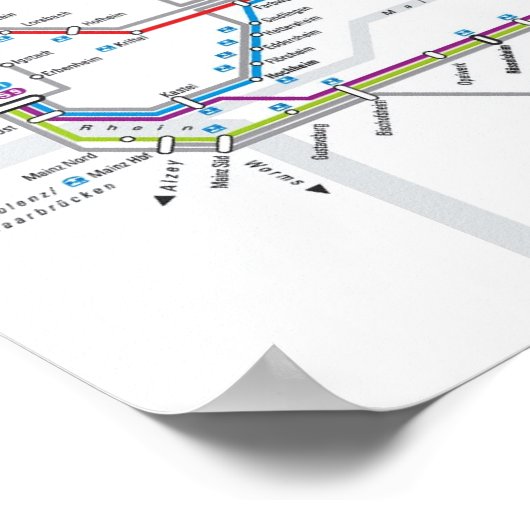 Metro Poster (Ecke)