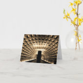 Metro-Station Notecard Karte (Gelbe Blume)