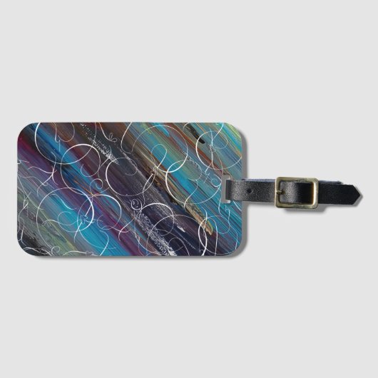 Metro Swirl Gepäckanhänger (Vorderseite (Horizontal))
