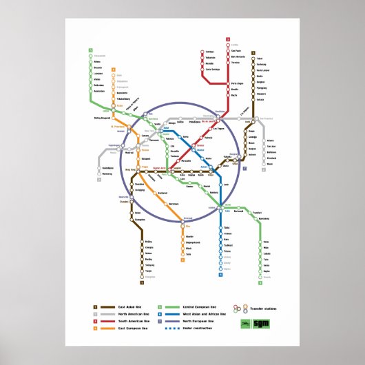 Metro World Poster (Vorne)